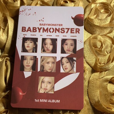 RUKA BABYMONSTER Red Devil Edition Celeb K-POP Girl Photo Card