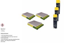 3x MANN FILTER Innenraumfilter MANNOL Klimareiniger für Opel Corsa D 1.2 1.4
