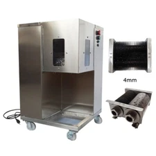 QSJ-A Shredded Meat Cutting Machine 110V Meat Cutter Slicer 4mm Blade 500kg/h