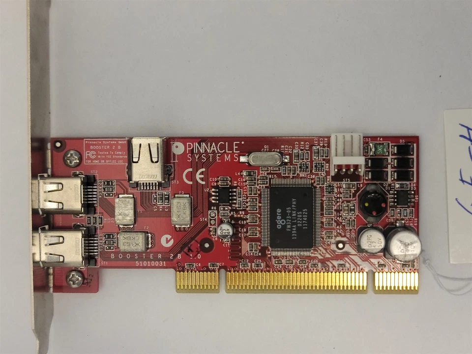 Pinnacle Systems Booster 2B 51010031 1394 Firewire Card , 3-Port , PCI - Image 3 of 4