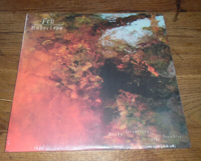 FEU ROBERTSON - Sticky Situations With Troubles LP Indie Rock Psych Numbered Mint