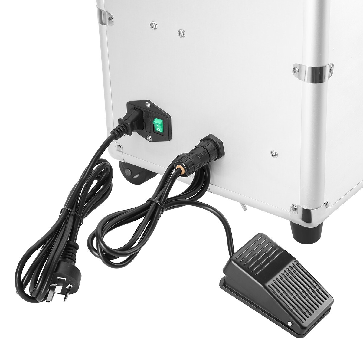 Portable Dental Mobile Delivery Unit Rolling Case Air Compressor Suction 4 HOLES