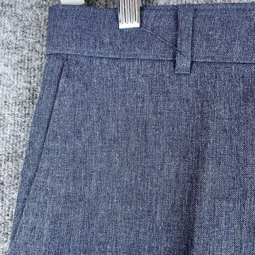 Vintage Levi's Action Slacks Men's 36x31 Blue Flat Front Dress Pants MADE IN USA - Picture 5 of 12
