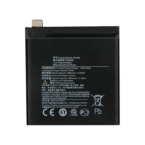 Replacement Internal Battery For OnePlus 7 Pro Battery 4000mAh 3.85V BLP699 New - Zdjęcie 3 z 3