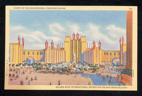 7 SAN FRANCISCO 1939 GOLDEN GATE INTERNATIONAL EXPOSISTION World'sFair Postcards - Picture 13 of 16