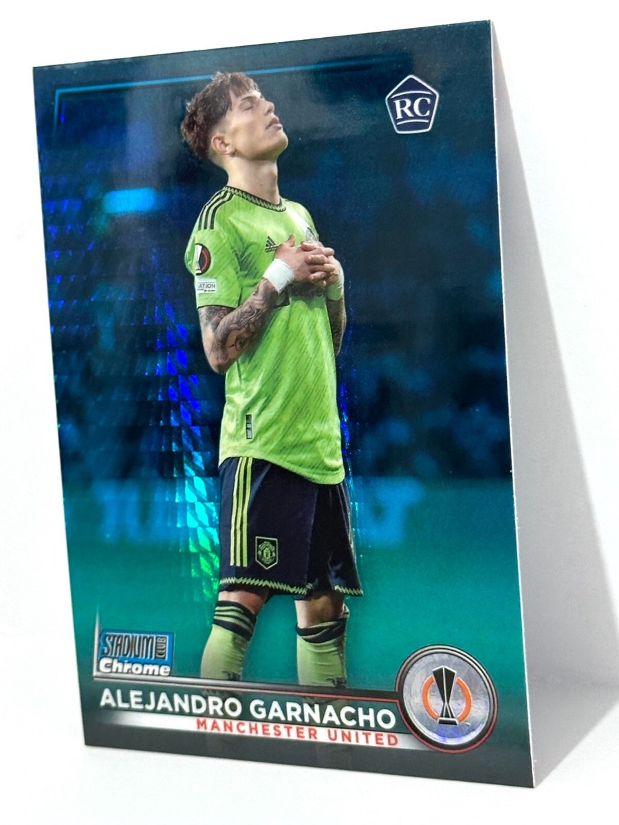 その他 TOPPS CHROME GARNACHO RC REFRACTOR PSA10 2022-23 Topps Stadium Club Chrome UCL RC Alejandro Garnacho