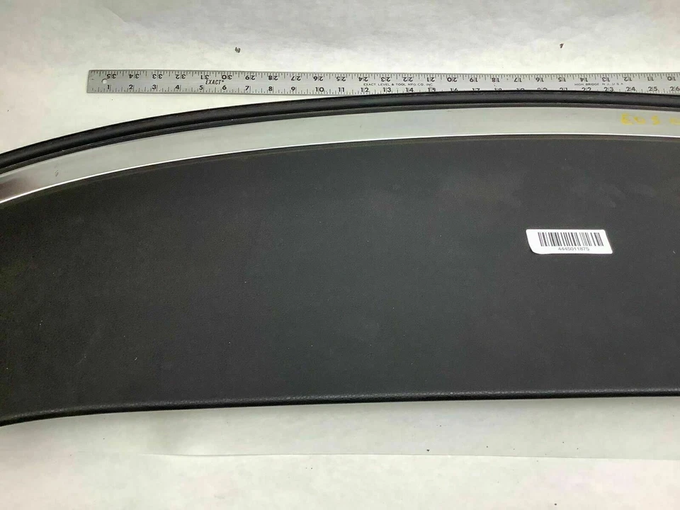 VOLKSWAGEN EOS 2008 CONVERTIBLE CUBIERTA SUPERIOR CUBIERTA PANEL DE MOLDURA NEGRO DE FÁBRICA Foto 2 de 4