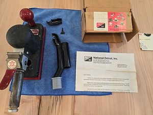 National Detroit Model 2200 Orbital Long Board Pneumatic Sander Made In USA