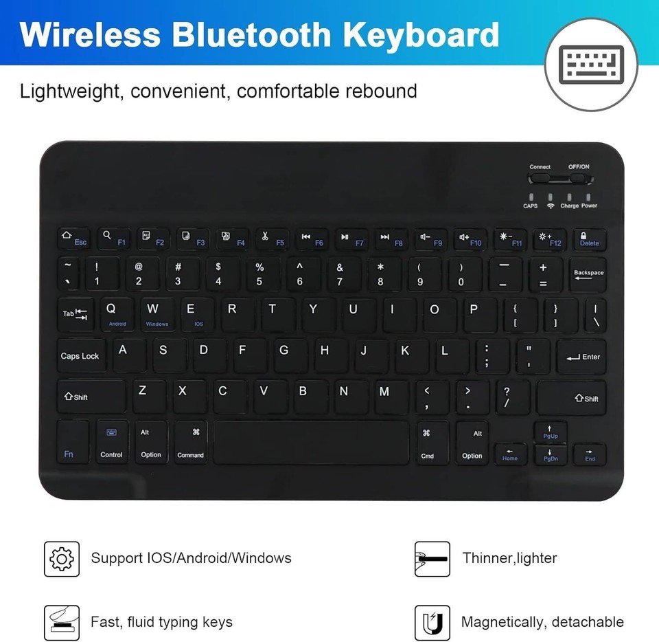 Keyboard Case with Mouse For iPad 9th 8th 7th 10.2 inch iPad Air 3 iPad