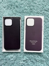iPhone 13 Pro Max Leather Case MagSafe DARK CHERRY color