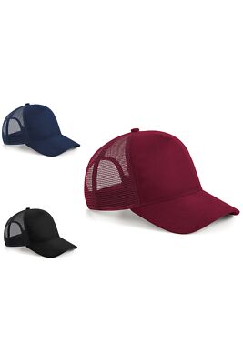 Beechfield Suede Snapback Trucker Cap Kappe Snapback Baseballkappe Schildkappe