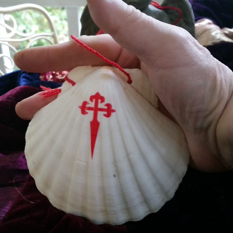 Camino de Santiago Scallop Shell /Pilgrim / Backpack / St James ...
