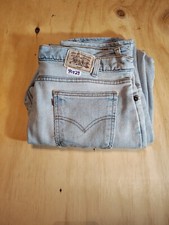 VINTAGE Levi's 540 BROWN TAB 40X29 Relaxed Fit Flex Made in USA Western *READ*