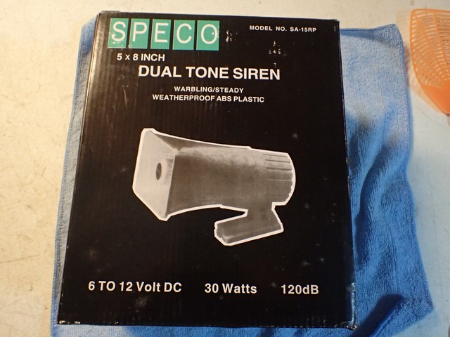 Speco Sa15rp 30w 5 X 8 Dual Tone Alarm Siren For Sale Online Ebay