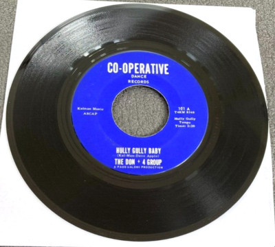 The Don +4 Group - Hully Gully Baby/The Shadow... 45 Co-Operative instr. HEAR