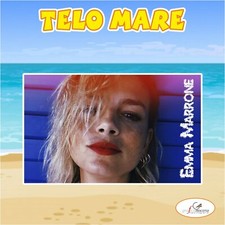 Asciugamano Telo Mare in spugna Emma Marrone cantante amici idola regalo estate 