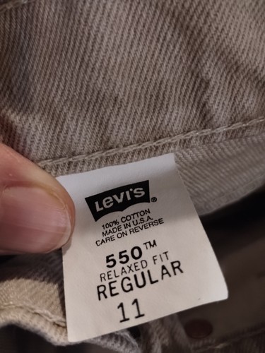 Levi’s 550 relaxed Fit USA Kids Jeans Size 11 REG Orange Tab NWT Vintage 90s - Picture 3 of 9
