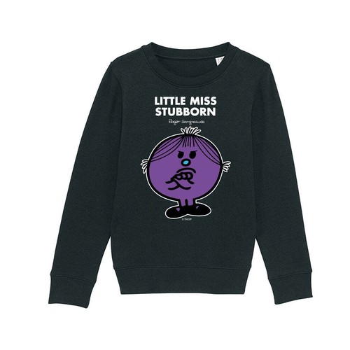 Mr Men Sweatshirt Little Miss Stubborn Long Sleeve Kids Unisex Jumper Pullover - Picture 2 of 16