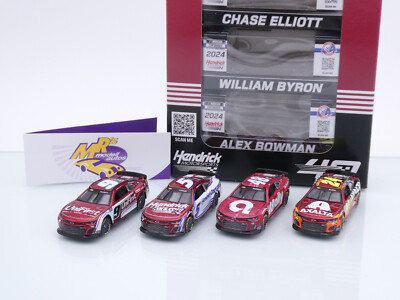 Lionel Racing F402465HMS4PK # Chevrolet NASCAR 2024 4er Set Hendrick 40th 1:64