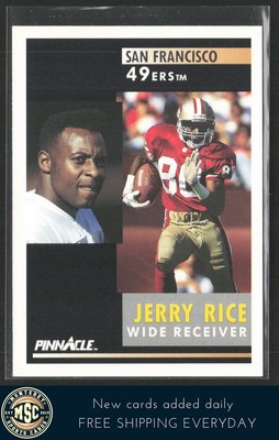 Jerry Rice 1991 Pinnacle #103 San Francisco 49ers
