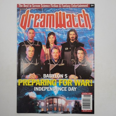 1996 AUGUST DREAM WATCH MAGAZINE - BABYLON 5 FRONT COVER  (Very Good)