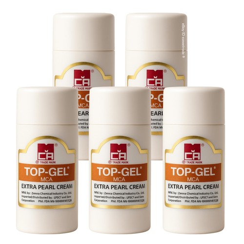 TOP-GEL MCA Extra Pearl Cream Natural Collagen Facial Blemish Vit C & E Ready