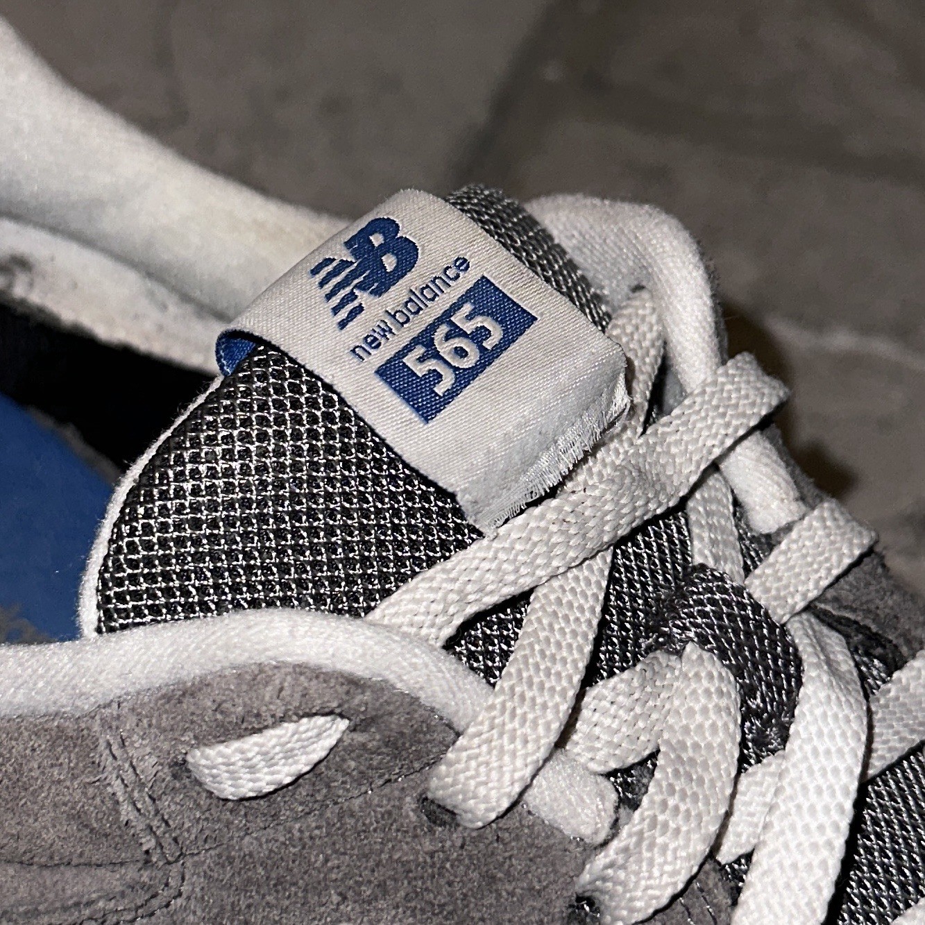 New Balance 565 Gray Suede Retro Tennis Shoes Sneakers 13 D Men ML565GBW thumbnail 10