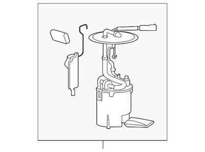Genuine Ford Fuel Pump And Sender Assembly AL8Z-9H307-C
