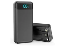 Portable Charger 40000mAh Power Bank - PD 22.5W Fast Charging Battery Pack, Buil