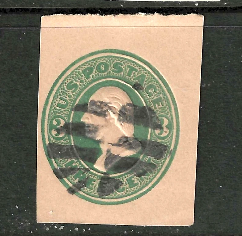 Fancy Cancels Grid CDS Target 2 Cent Washington Postal Corner US 83B31 - Image 3 of 4