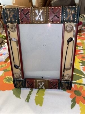 3D Golf-Themed Photo Frame for one 5x7 photo