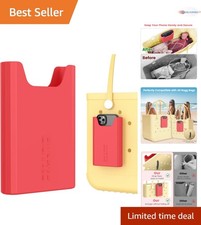 Silicone Phone Holder for All Bogg Bags Coral Red Travel Secure Fit