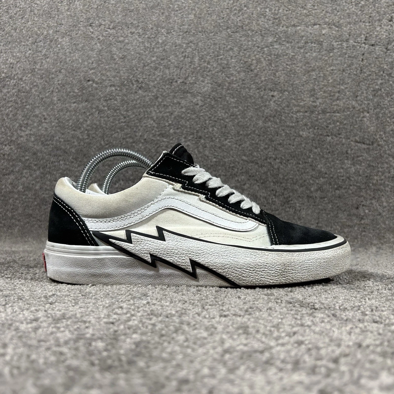 Scarpe da skate VANS Oldol Skoo Bolt uomoia t 8onna don 9 5e nereosciate scamosc bian