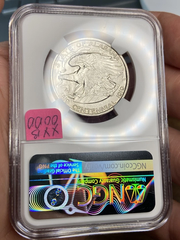 1921__MS 66__Alabama Commemorative Half Dollar__GORGEOUS LUSTER!!!-- NOT 2x2 - Image 4 of 4