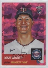 2022 Chrome Platinum Anniversary Fuchsia Atomic Refractor 28/100 Josh Winder sh7