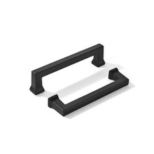 khtumeware 10 Pack 5inch 128mm Hole Center Black Cabinet Pulls... FAST USA SHIP