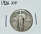 1926-P Silver Standing Liberty Quarter XF Condition