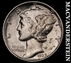 1939 Mercury Dime- Silver- Scarce High Grade Luster No Reserve #J3721