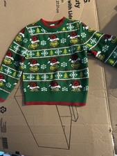 OFFICIAL THE GRINCH DR. SEUSS HOLIDAY SWEATER - SIZE 4T TODDLER 