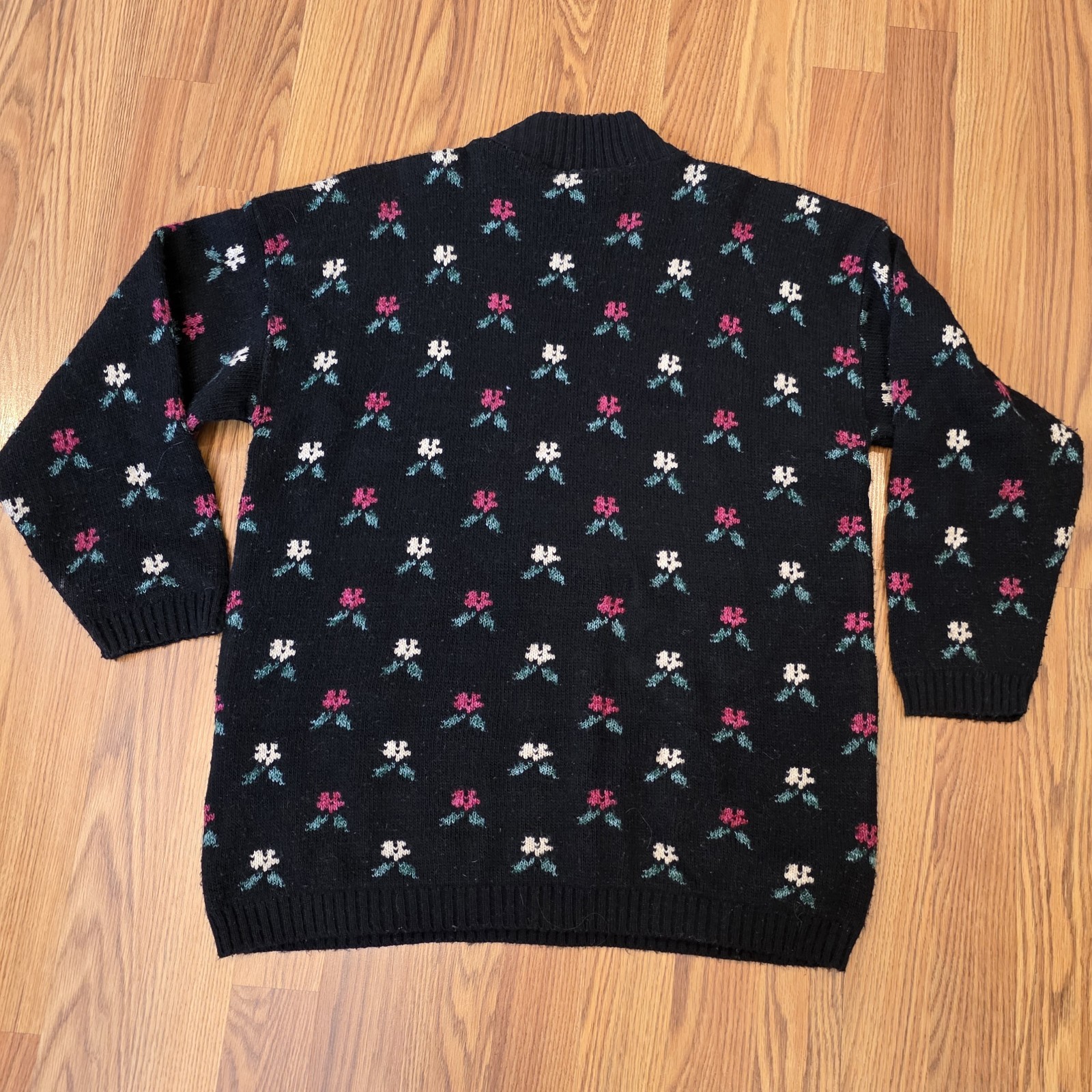 VTG Bugle Boy for Her Heart Patchwork Sweater Wom… - image 9