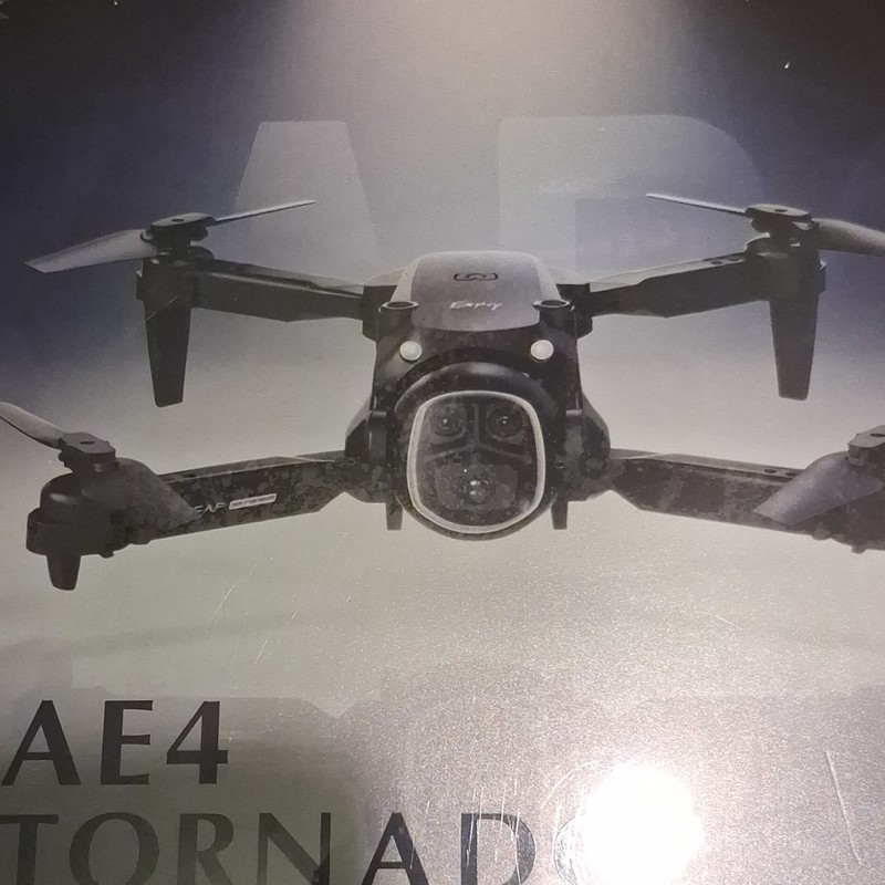 AIRCRAFT AE4-TORNADO Foldable RC Quadcopter Drone Dual Camera Optical Flow