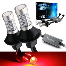 Error Free Canbus Ready LED Brake Parking Tail Stop Turn Signal Light 7443 Red