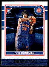 2024-25 Hoops Bobi Klintman Rookie Detroit Pistons #267