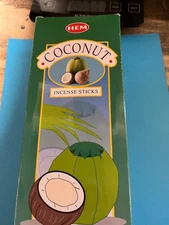HEM Incense Sticks.  120ct box COCONUT