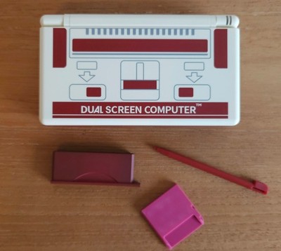 Nintendo DS Lite Konsole mit USB-C und FAMICOM eXtremeRate NDSL