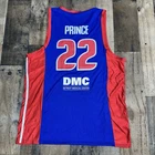 Detroit Pistons Tayshaun Prince Basketball Jersey #22 Promo Giveaway Adult L