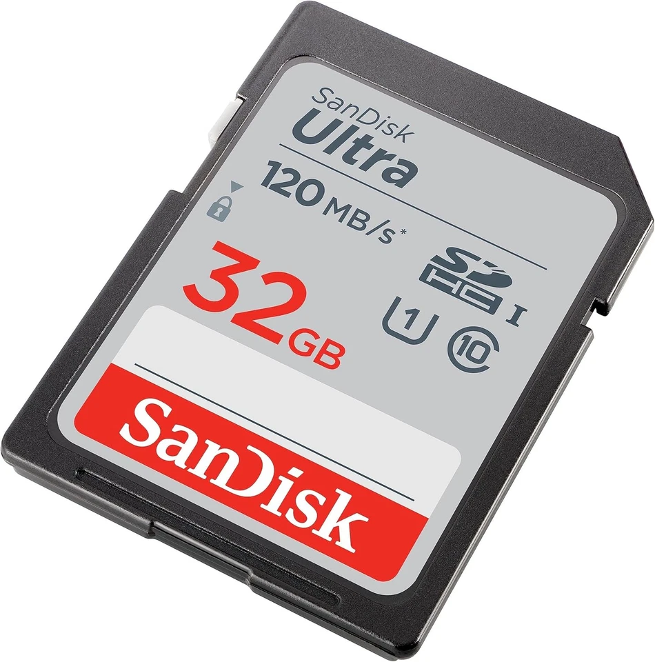 SanDisk Ultra Memory Card up to 120MB/sec Class 10 UHS-I V10 32 GB (Pack of 3)  - Image 3 of 3
