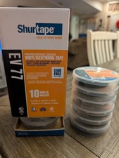 Shurtape EV 77 Professional Grade Vinyl Electrical Tape 3/4" x 66' Black
