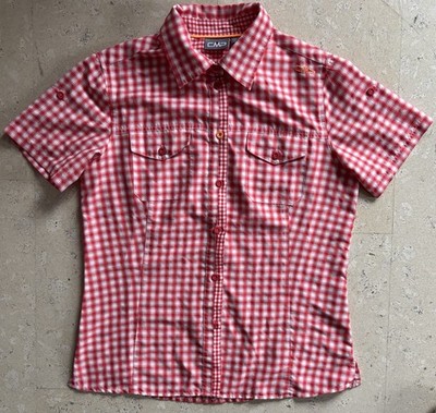 CMP Dry function Wander-Bluse Damen Gr.36 pink/weiß Outdoor TOP