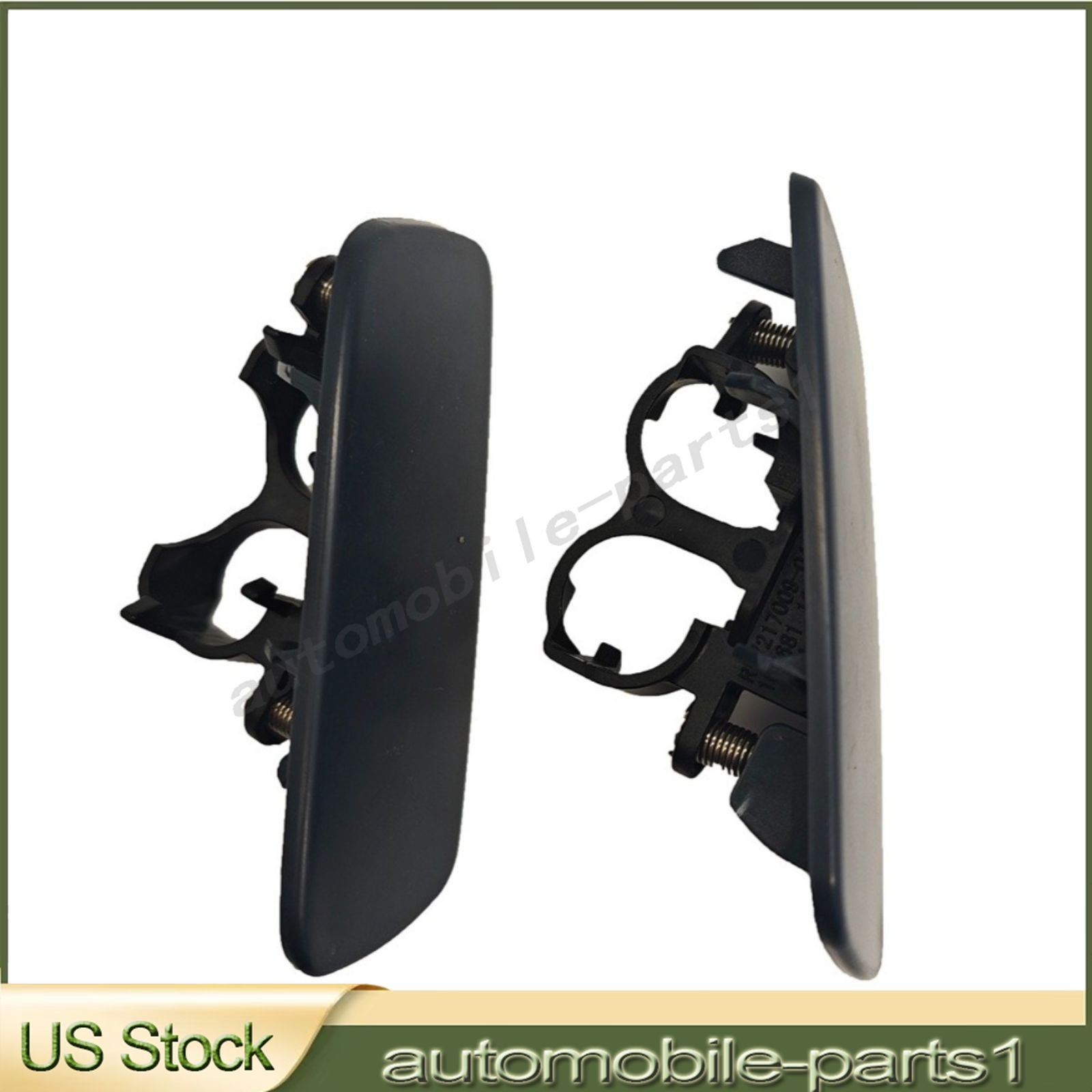 2 Pcs For 2010-2018 Rolls-Royce Ghost Front LH+RH Headlight Washer Nozzle Cover